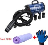 Hondenverzorging Droger Huisdier Föhn Huisdier Hond Kattenverzorging Blower Warme wind 2400w Blue