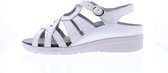 Verhulst-Hetty sandaal wijdte H-Wit-zilver-0479-maat 5½