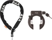 AXA Solid Plus Ringslot ART2 Zwart - Inclusief AXA RLC 100 cm Insteekketting Zwart
