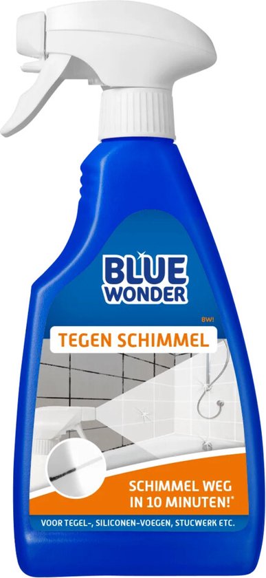 Foto: Blue wonder speciaalreiniger tegen schimmel 500 ml spray fles