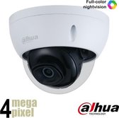 Dahua WizSense - Full Color - 4 Megapixel IP Dome Camera - Bewegingsdetectie - Nachtzicht 50m - SD-Kaart Slot - Wit Licht - Microfoon