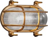 Nordlux Helford wandlamp - scheepslamp - E27 - IP65 - 20 cm breed - goud