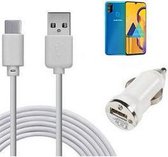Autolader Samsung M21 USB C