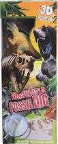 Dinoworld 3d-puzzel Fossil Dig Jongens Gips Geel 3-delig G