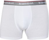 3PACK Bambol Boxers - Boxershort Heren XXL - Wit - bamboe boxershorts voor mannen 3 stuks