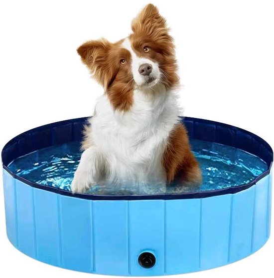Wooff Opvouwbaar Hondenzwembad Blauw
