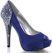 Pin Up Couture Hoge hakken -41 Shoes- LOLITA-08 US 11 Blauw