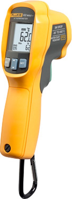 Fluke 62 MAX Infraroodthermometer - dubbele laser - -30 graden t/m 650