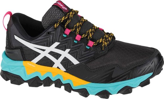 Asics Gel-FujiTrabuco 8 G-TX 1012A573-003, Vrouwen, Zwart,  hardloopschoenen, maat: 40,5 EU | bol.com
