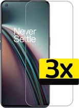 OnePlus Nord CE Screenprotector 5G Versie - OnePlus Nord CE 5G Screenprotector Bescherm Glas - OnePlus Nord CE Screen Protector Glas Extra Sterk - 3 Stuks