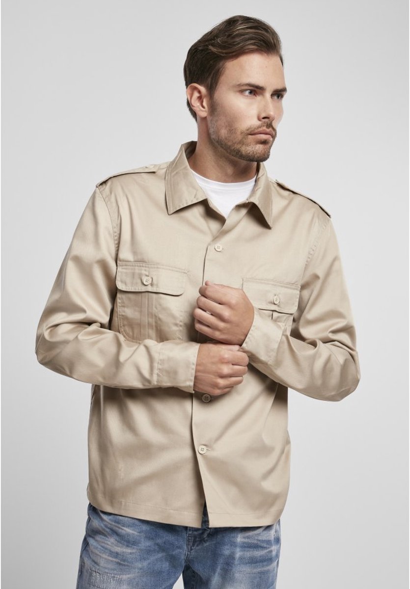 Brandit - US Overhemd - M - Beige
