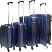 Castillo Ottimo 4 delige ABS Kofferset - Donkerblauw