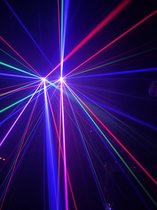 Kleuren Lasershow disco laser 2 head RGB alle kleuren (Moonlight)