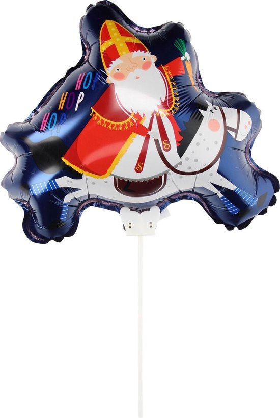 Grote Sinterklaas Folieballon - Heliumballon - XL Ballon Sint Nicolaas - Sinterklaas Versiering - Sinterklaas Feest - Folieballon 1 stuks - Sint & Piet Ballonnen - Sinterklaas Feest Versiering