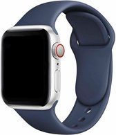 Siliconen Apple Watch Bandje Donker Blauw | Geschikt voor alle type Apple Watch van 38MM & 40MM