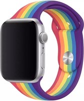 Siliconen Apple Watch Bandje Regenboog | Geschikt voor alle type Apple Watch van 38MM & 40MM
