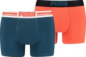 PUMA PLACED LOGO  2P Heren Boxershort - Maat M