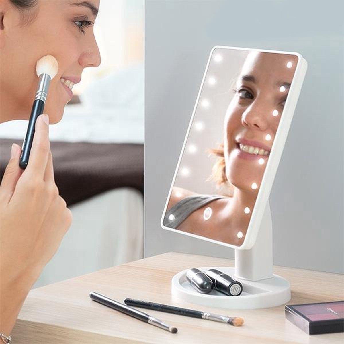 Miroir avec éclairage LED - Miroir de maquillage | bol.com