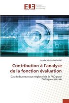 Contribution à l'analyse de la fonction évaluation