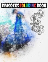 Peacocks coloring book
