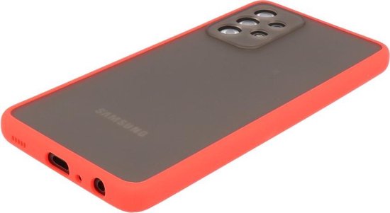 BestCases - Samsung Galaxy A72 5G - Samsung Galaxy A72 5G Hard Case Téléphone Case - Samsung Galaxy A72 5G couverture arrière - Rouge