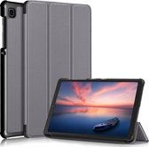 Samsung Galaxy Tab A7 Lite Hoes Tri-Fold Book Case Grijs