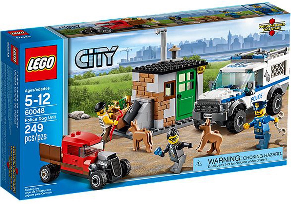LEGO City Police Dog Unit, Bouwpakket, 5 jaar, 249 stuk(s)