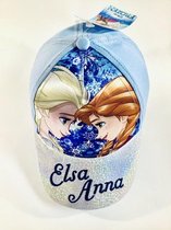 Disney Frozen cap - blauw  - maat 52 cm (3-5 jaar)