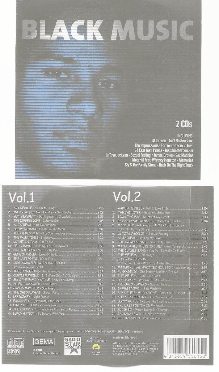 Black Music CD (2004)