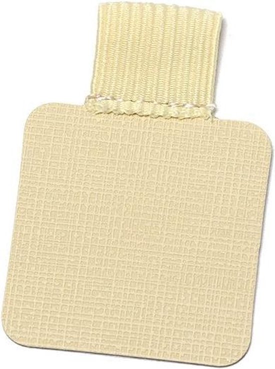 Foto: Drphone zelfklevende pu lederen pen clip elastische loop voor notebooks tijdschriften klemborden pennen houder etc beige