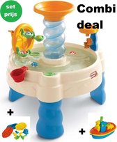 Little Tikes Watertafel Spiral met extra 31cm bootje en zandvormpjes. Spiraal.