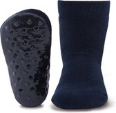 Antislip sokken effen donkerblauw-43/45