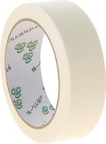 WiseGoods Premium Afplaktape Schilderen - Schildertape - Huis & Tuin Maskeertape - Tape - Afplakken - Multifunctioneel - 24mm