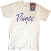 Prince Heren Tshirt -S- Logo Wit