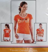 T shirt dames Brasil Maat M - Nederlands elftal Oranje