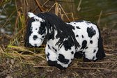 Crafty Ponies Paarden Knuffel Zwart Bont