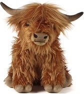 Living Nature - Schotse hooglander - Roodbruine koe - Pluche koe met geluid
