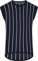Levv shirt-jurk Gisa donker blauw met witte strepen voor meisjes - maat 98