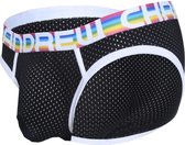 Andrew Christian - Pride Mesh Brief - Maat S - Zwart - Heren Slip - Mannen ondergoed