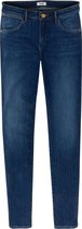 Wrangler Skinny Lange Jean Blauw 28 / 30 Vrouw