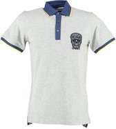 black and gold polo grey maat XXL