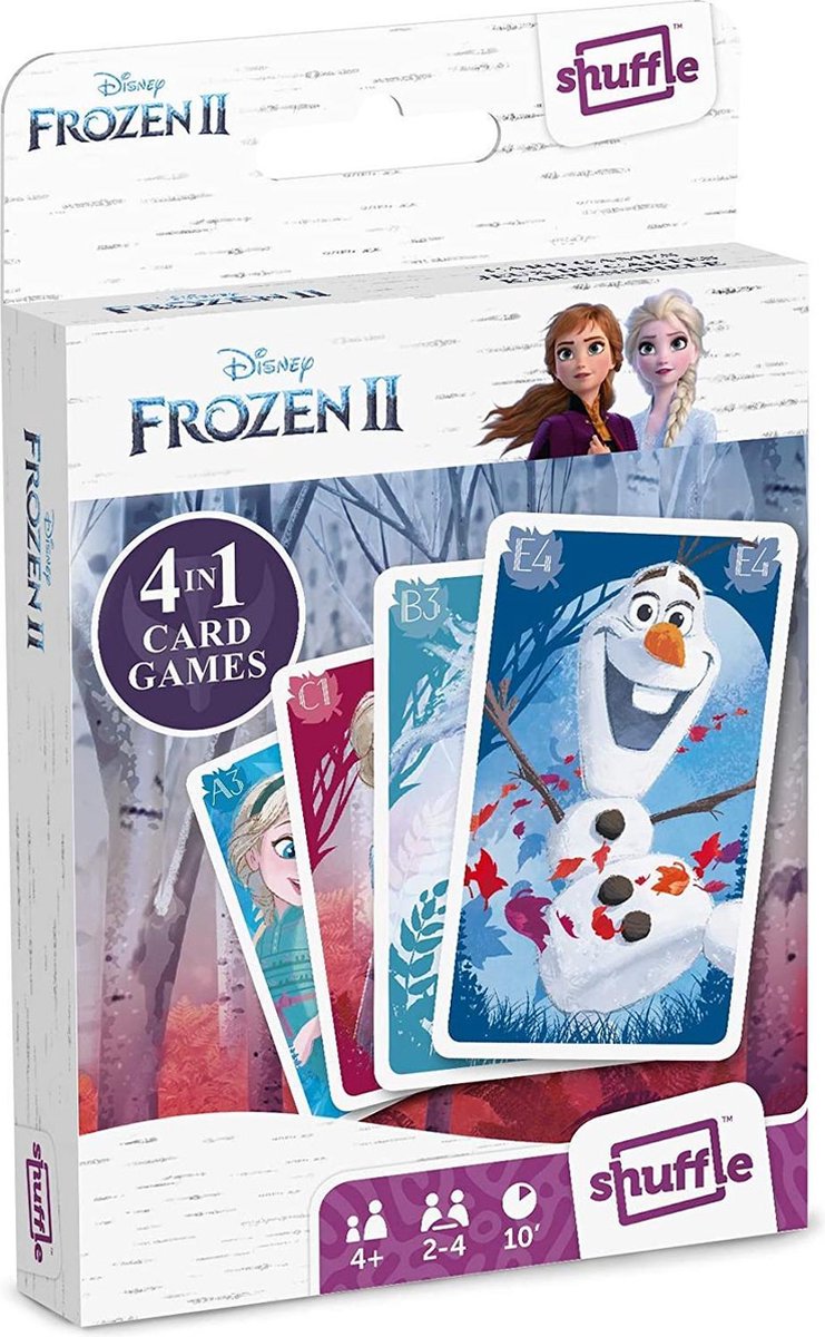 Shuffle Kaartspel 4in1 Disney Frozen Ii Karton 32delig Games