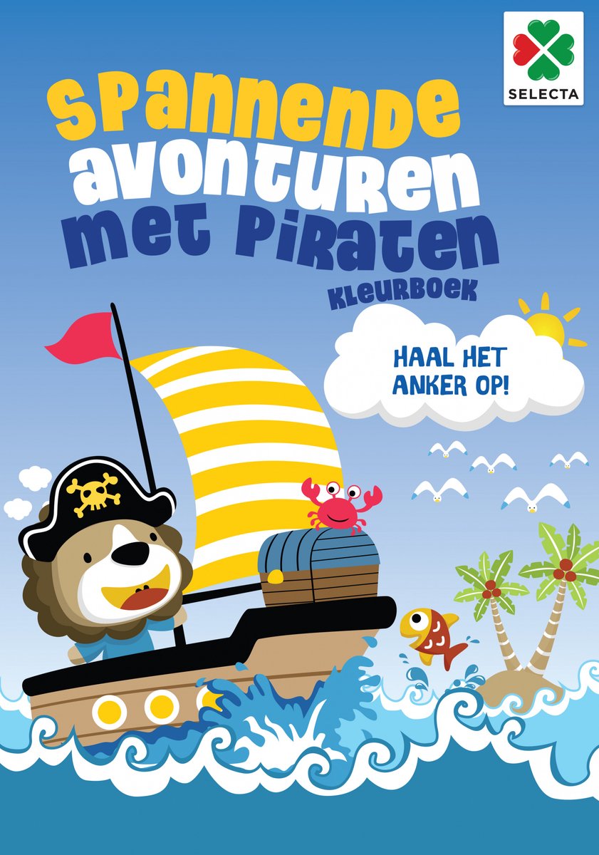 Spannende avonturen met piraten - Kleurboek
