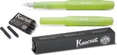 Kaweco Vulpen Sport Frosted LIME (BREED) met extra doosje vullingen