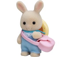 foto van Sylvanian Families 5413 baby wit konijn- fluweelzachte speelfiguur