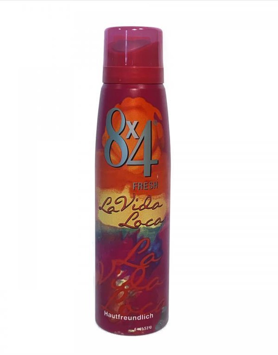 8x4 La Vida Loca Deo spray deodorant 150 mL