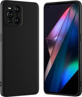 Luxe Siliconen Hoesje Geschikt Voor Oppo Find X3 Pro (5G) - TPU Backcover Back Bescherm Hoes Cover Case - Telefoonhoesje Met Volledige Achterkant & Zijkant Protection - Beschermhoe