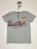S&C T-shirt - grijs - maat 98/104 (3/4 jaar)