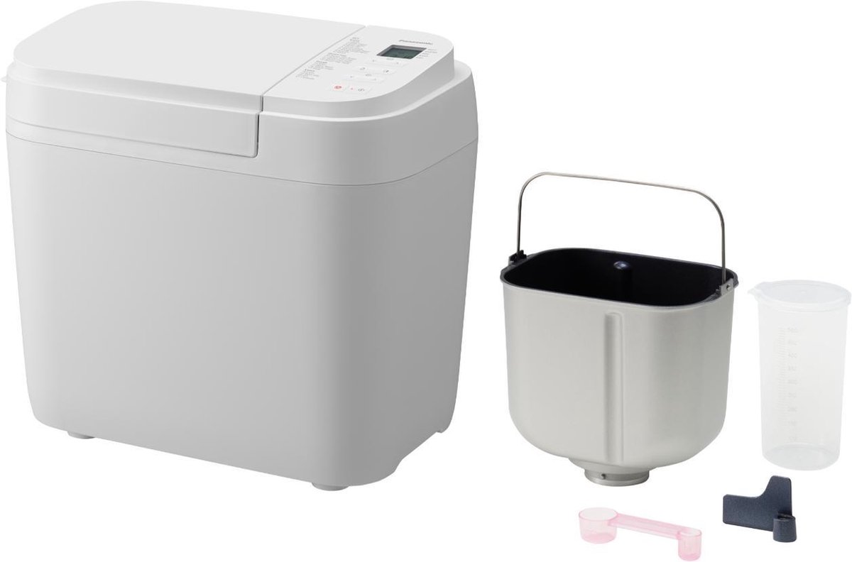 Machine à Pain Panasonic SD-2500WXE - 25 Programmes Dont Sans Gluten - 3 Tailles (M/L/XL) - Blanche
