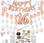 Baloba® Sweet 16 Versiering Rose Goud - 16 jaar verjaardag thema - Verjaardag Decoratie